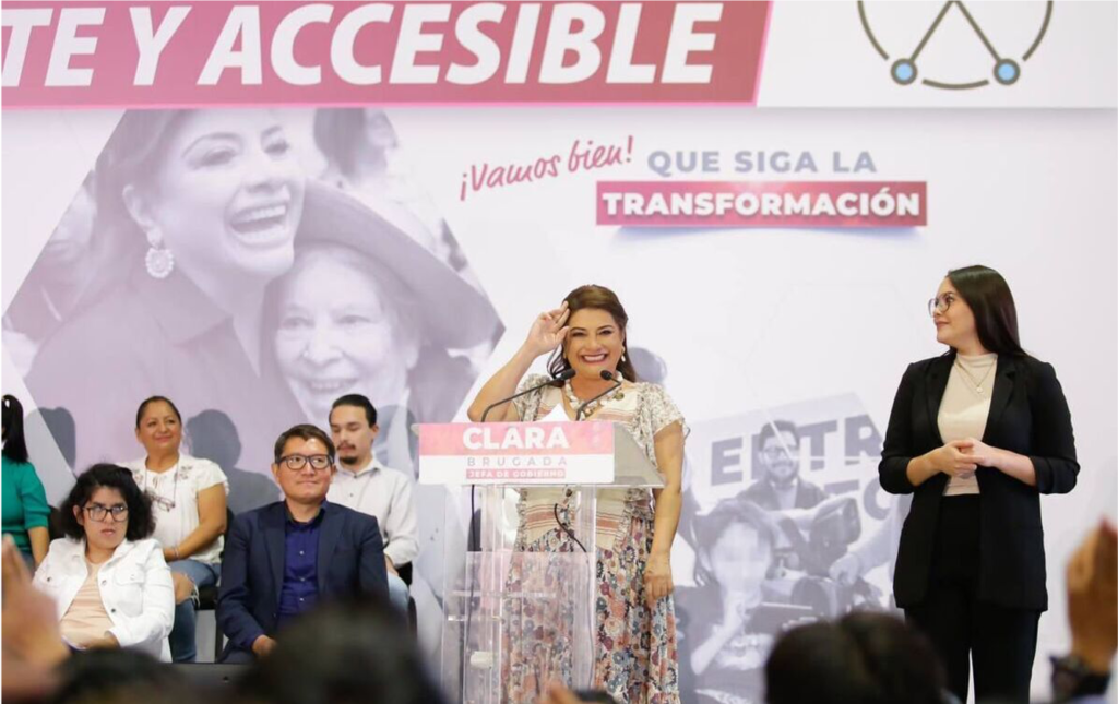 Clara Brugada promete una CDMX inclusiva y accesible para personas con discapacidad